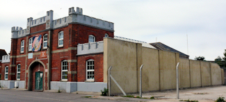 The Down - 1914 Drill Hall following demolition of 1901 hall